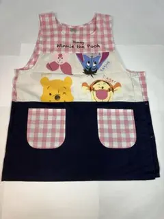【シミ・汚れなし】くまのプーさん エプロン 保育士 Lサイズ ディズニー