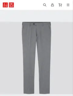 UNIQLO 感動パンツ(ウールライク)グレー82cm/76cm