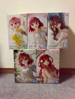 5等分の花嫁 中野 一花 二乃 三玖 四葉 五月 アニメ原画展ver.フィギュア