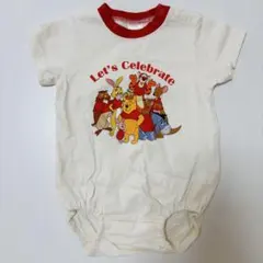 [美品✨] Disney プーさん　ベビーロンパース 70cm