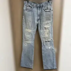 ROEN ビンテージ加工 ブーツカットデニム【リペアー済】のサムネイル