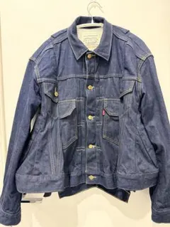 Levi's x sacai デニムジャケット インディゴ M - メルカリ