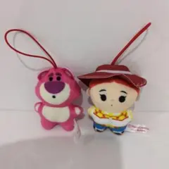 disneypixarトイ・ストーリーロッツォ・ジェシー ぬいぐるみキーホルダー
