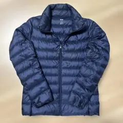 ユニクロ ウルトラライトダウンジャケットレディース L ネイビー