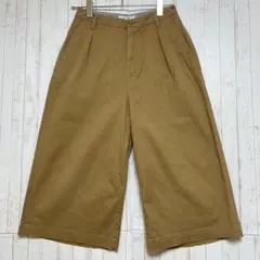 【美品】バックナンバー ガウチョ ワイド パンツ きれいめ　ベージュ　M