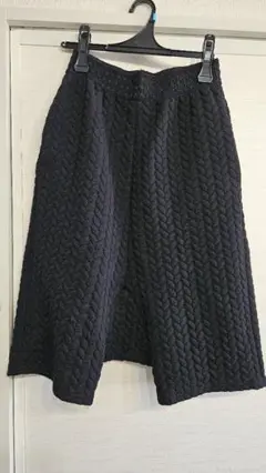 未使用　スウェットサルエルパンツ　ブラック