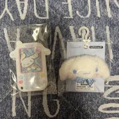 《新品》シナモロール ヘアクリップと携帯型キーホルダーセット前髪クリップサンリオ