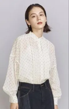 定価の半額以下】BEAUTY&YOUTH ドット シアーシャツ - メルカリ