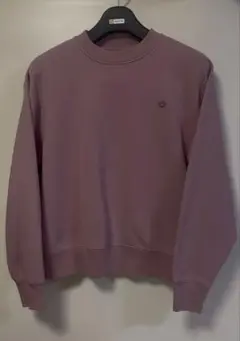 adidas パープル クルーネック トレーナー M