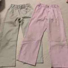 グリーン・パープル 長ズボン 2点セット