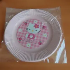 산리오 헬로 키티 키티 양 종이 접시 5장 신품 당시물 헤세이 레트로