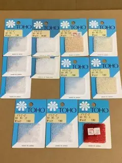 TOHO 丸小 丸大ビーズ 12パックセット