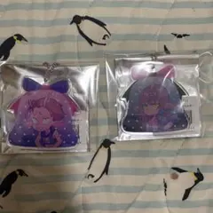 銀河特急ミルキー☆サブウェイ　アクリルコースターキーホルダー　アカネ　カナタ