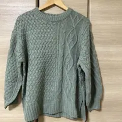 【新品】Melan Cleuge グリーン セーター