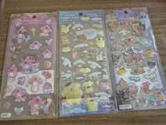 かわいいキャラクタークリアシールセット
