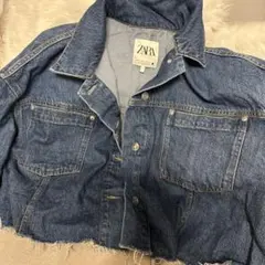 ZARA デニムジャケット デニムブルー　セットアップ