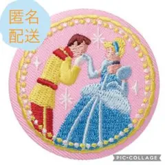 【新品】　ディズニー 刺繍缶バッジ　シンデレラ