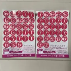 ヤマザキ春のパンまつり2026 点数シール60点 2皿分