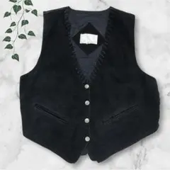 HUDSON LEATHER フリンジ ベスト XXS - メルカリ