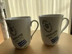 Royal Copenhagen シグネチャーマグカップ　白　２個セット