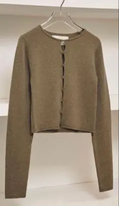 TODAYFUL Cashmere Compact Cardigan オリーブ