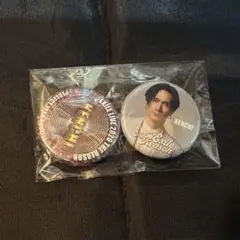 橘ケンチ　缶バッジ2個セット　実写　ネーム　EXILE　THE REASON