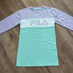 FILA 長袖ワンピース ラベンダー・ミント