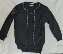 【Rue de B】リューデべー　レディース　アンサンブル　ビジュー黒