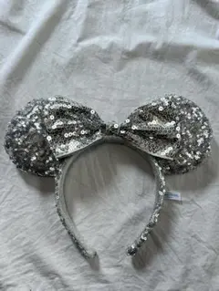 ミニーマウス風スパンコールカチューシャ