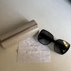 JIMMY CHOO サングラス ブラック クリスタル装飾のサムネイル