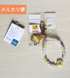 しまむら ポムポムプリン ビーズキーホルダー ストラップ チャーム サンリオ ①
