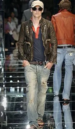 05aw archive エディ期 dior homme 赤錆 denim 31 - メルカリ
