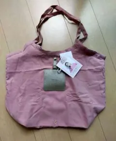 ピンク しまむら mumu コラボ リバーシブル エコバッグ