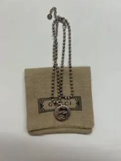 GUCCI インターロッキングG ネックレス シルバー