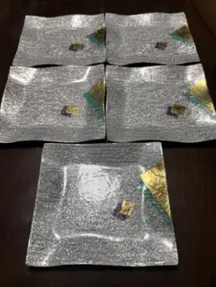 七宝焼 銘々皿 5枚セット 未使用品