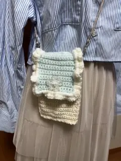 2ポケットポシェット　　ハンドメイド