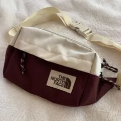 【THE NORTH FACE 】ボディバッグ ホワイト×ブラウン