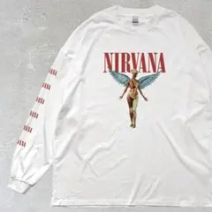 ニルヴァー NIRVANA インユーテロ In Utero 長袖 Tシャツ L