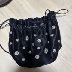 ローズバッド　巾着 ショルダー　usedのサムネイル