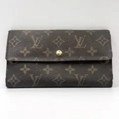 ルイヴィトン ポルトフォイユ インターナショナル ブラウン モノグラム レザー