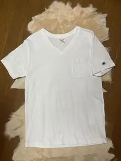 ✴︎Champion✴︎ VネックTシャツ ホワイト 白 M チャンピオン