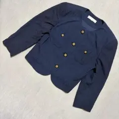 00's vintage ノーカラージャケット ゴールドボタン セレモニーのサムネイル