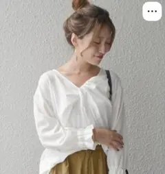 【美品】SHIPS バック クロス 2WAY ブラウスのサムネイル