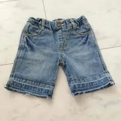 キッズ  デニムハーフパンツ