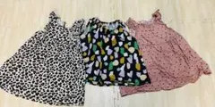 ベビー　ノースリーブ　ワンピースチュニック　まとめ売り　レオパード　花柄　女の子
