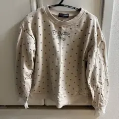 袖レース　トレーナー