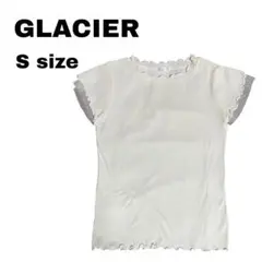 【GLACIER】袖フリル リブT カットソー Sサイズ