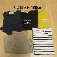 5点セット まとめ売り GU ショートパンツ トップス 130cm　女の子のサムネイル