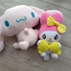 マイメロディ シナモロール ぬいぐるみセット約15㌢