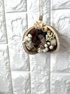 Hanging ☆ベージュ　ブッダナッツ☆ 木の実インテリア